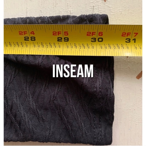 easel : bicolored sheer textured leggings - Picture 9 of 9